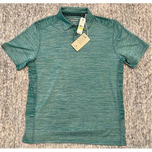 Tommy Bahama Island Zone Polo Shirt M Blue-Green